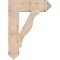 Ekena Millwork Funston Arts & Crafts Smooth Bracket, Douglas Fir, 5 1/2"W x 22"D x 30"H BKT06X22X30FST03SDF - alternate 2